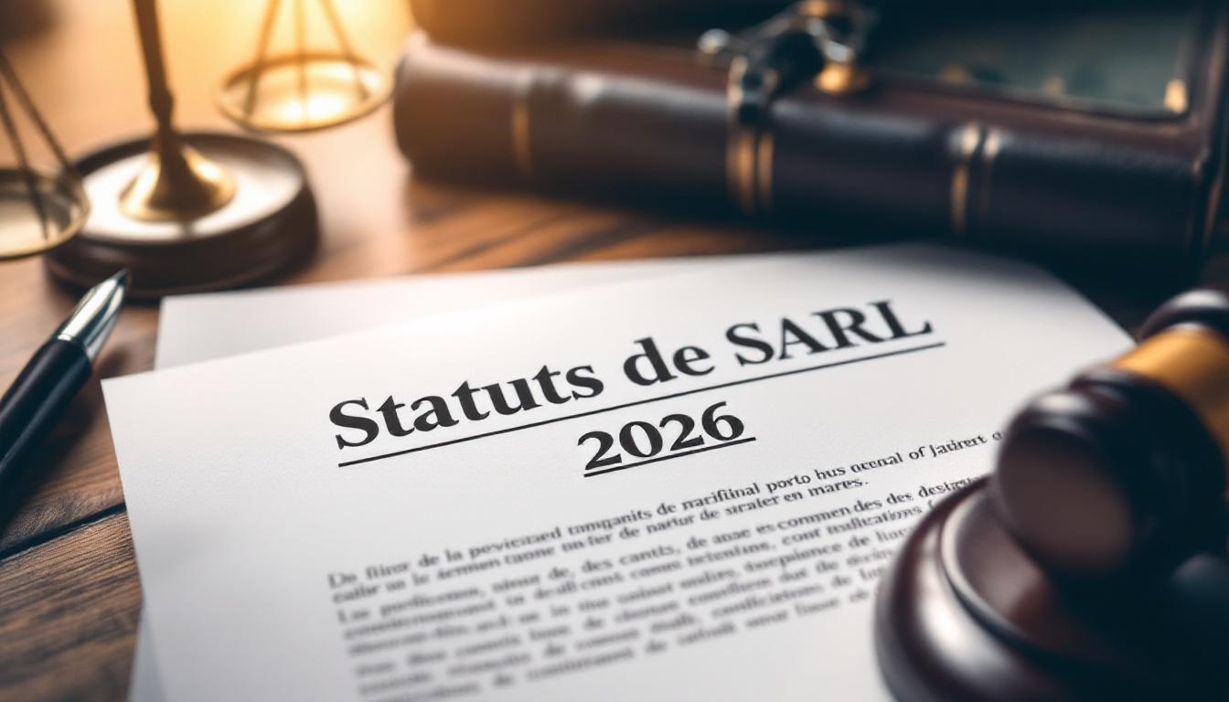 Statuts de SARL 2026 : mode d'emploi complet